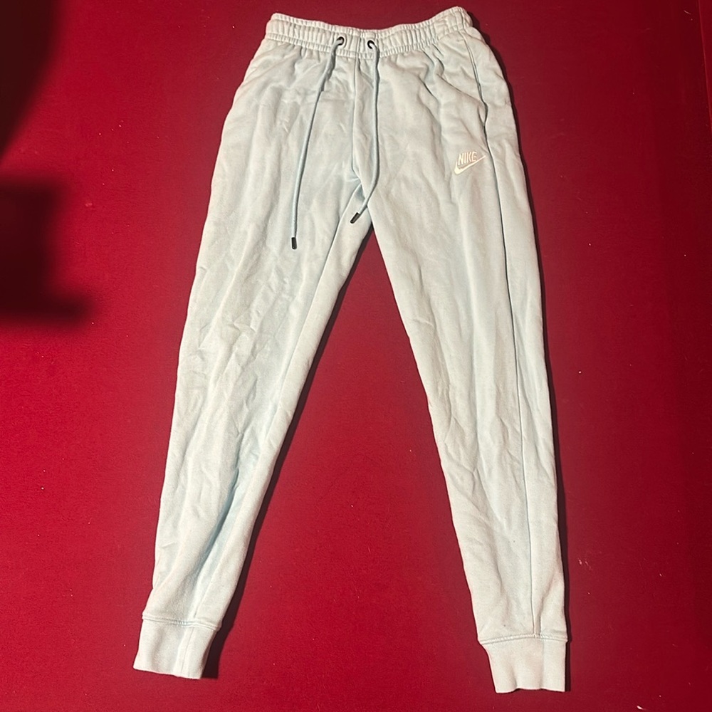 Light blue womens nike sweatpants